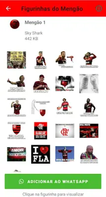 Figurinhas Engraçadas Flamengo android App screenshot 5